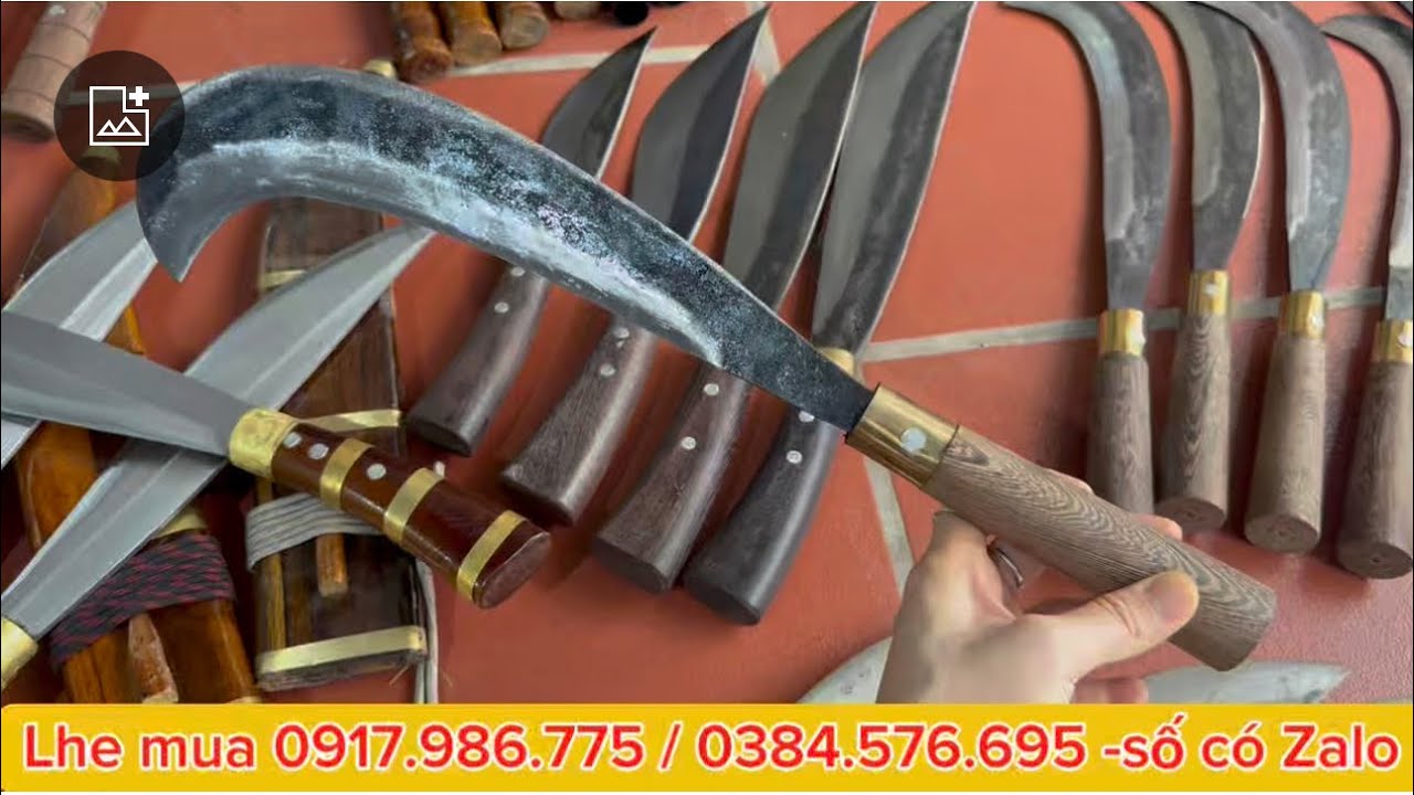 🐝MỚI NHẤT :DAO QUẮM ,DAO LÓC ,DAO CHẶT ,DAO  GỌT MỚI NHẤT TẠI LÒ RÈN 0384.576.695