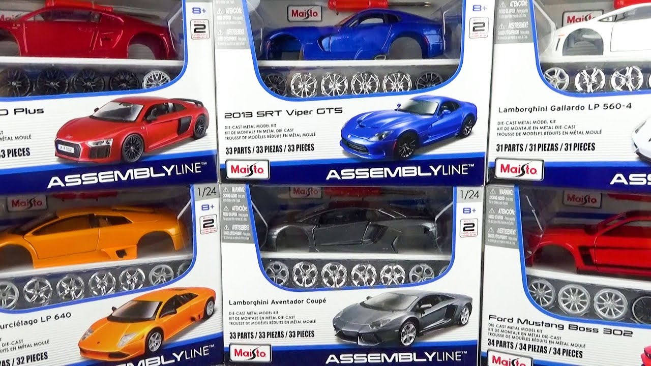 Maisto 1/24 Сделаем сборочный комплект ♪ Viper, Gallardo, Murcielago и т.д.