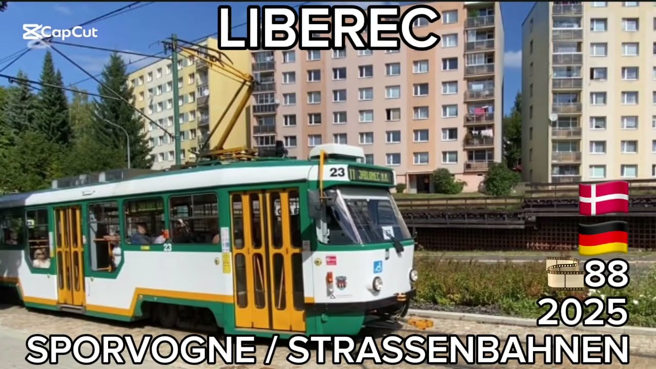 Liberec - Sporvogne / Straßenbahn / Tram 2025