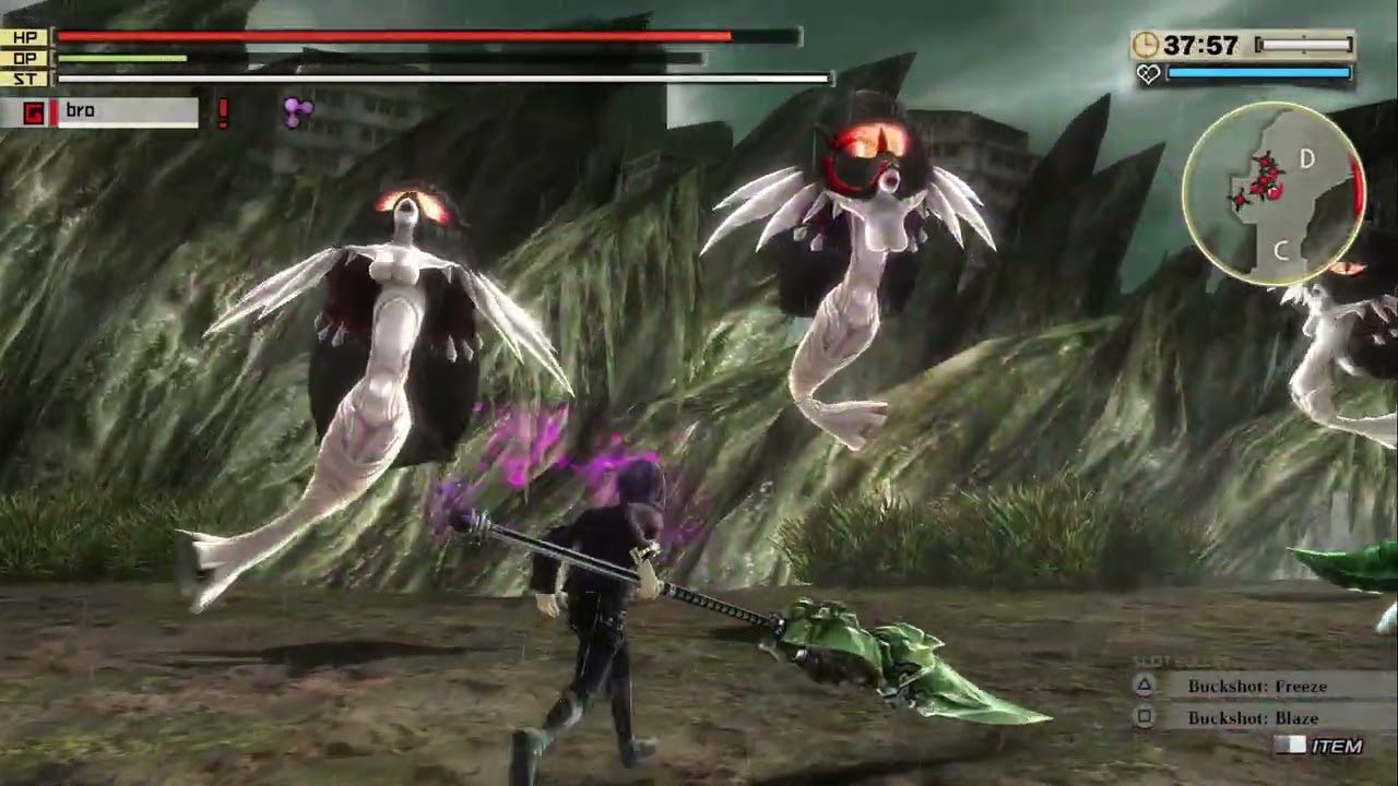 GOD EATER 2 RAGE BURST reject gearing up