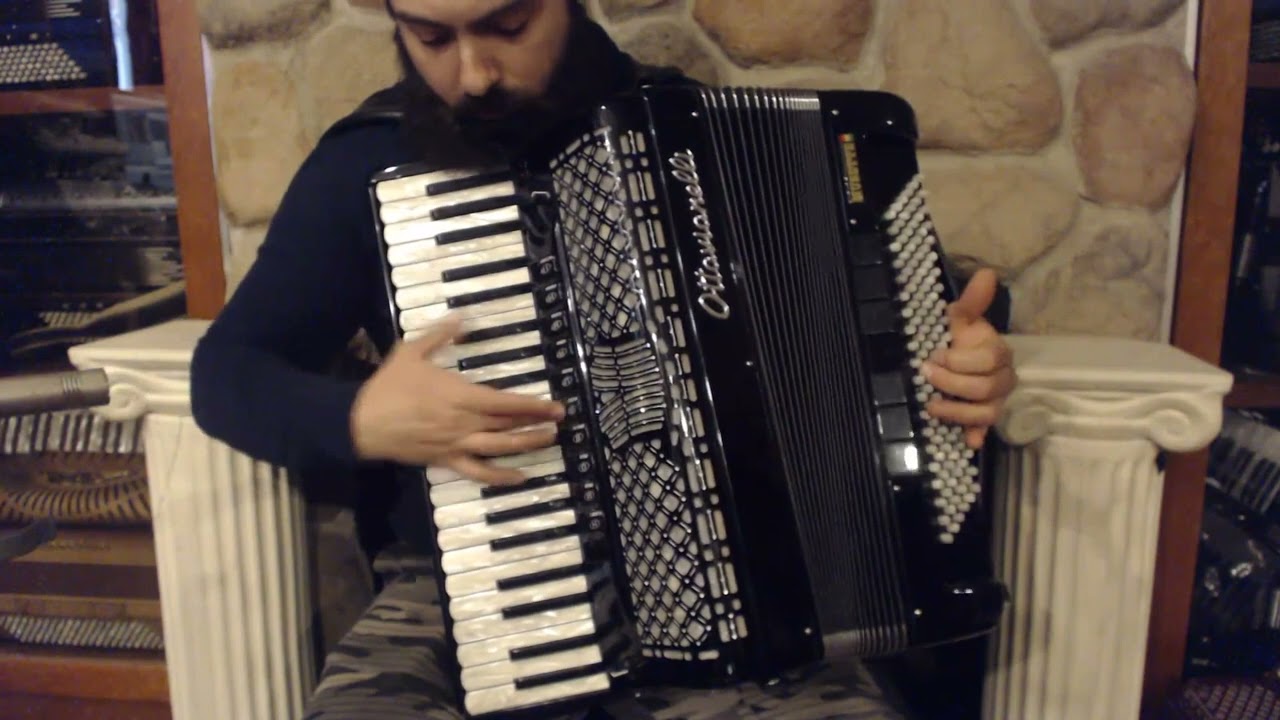5337  - Black Ottavianelli Musette Piano Accordion LMMM 41 120 $3499