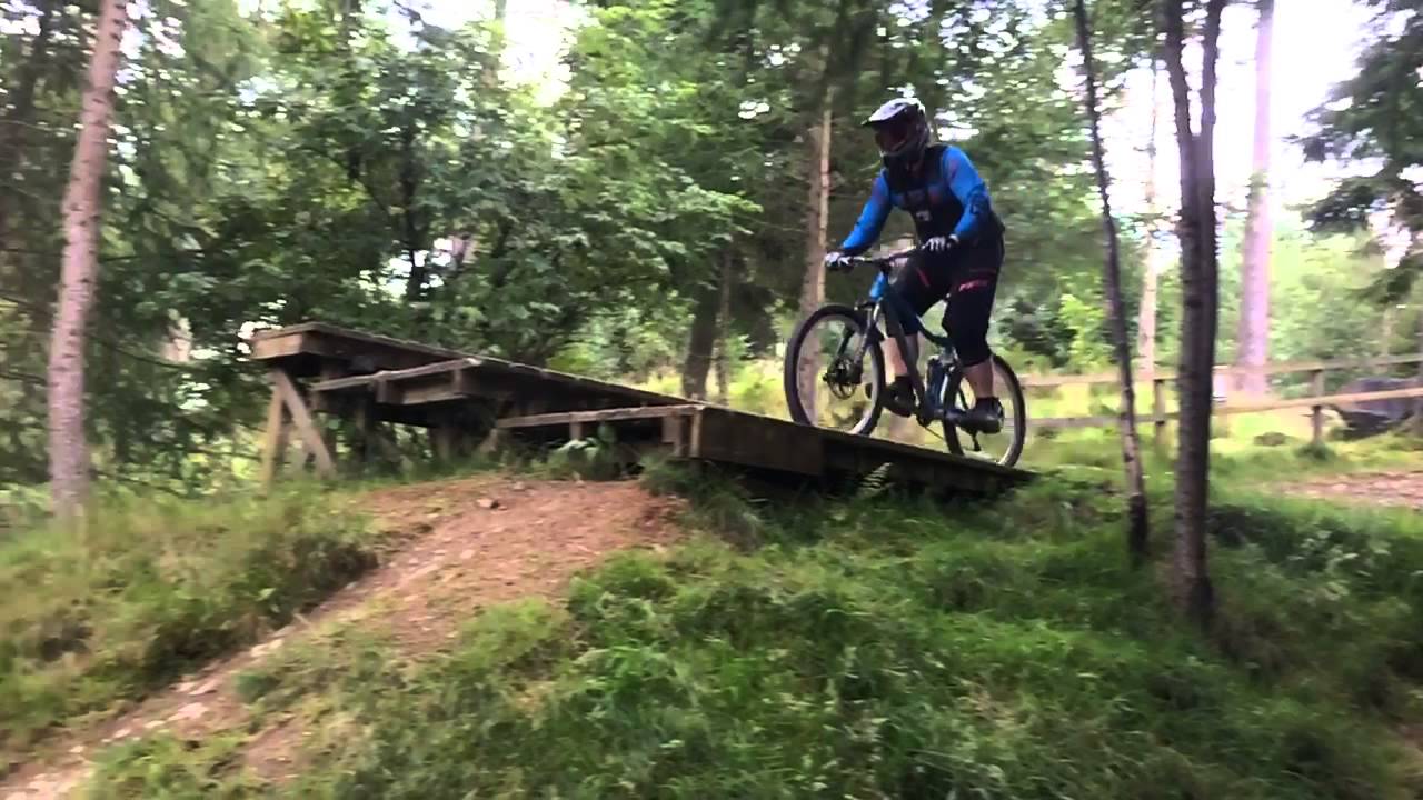 Innerleithen mtb triple level jump slow mo