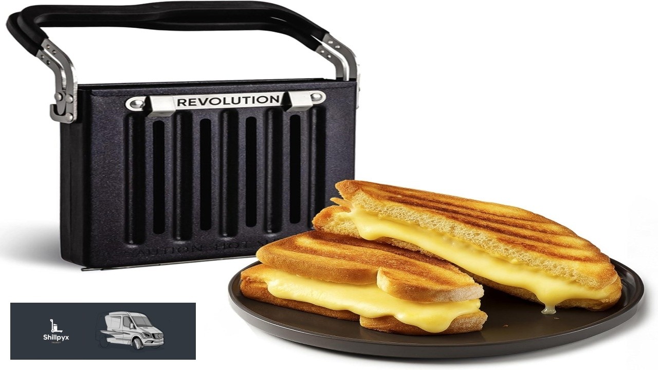 Revolution Toastie Press (Works With All Toasters) Conveniently Toast Delicious Grilled