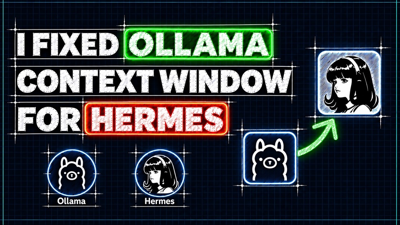 How I Fixed Ollama's Context Window for Hermes Agent