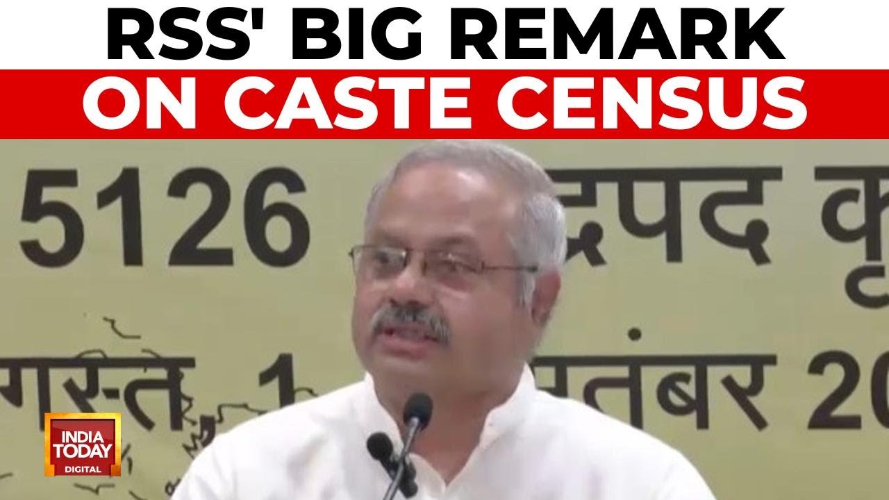 RSS Urges Caste Census for Welfare, Not Politics | India Today