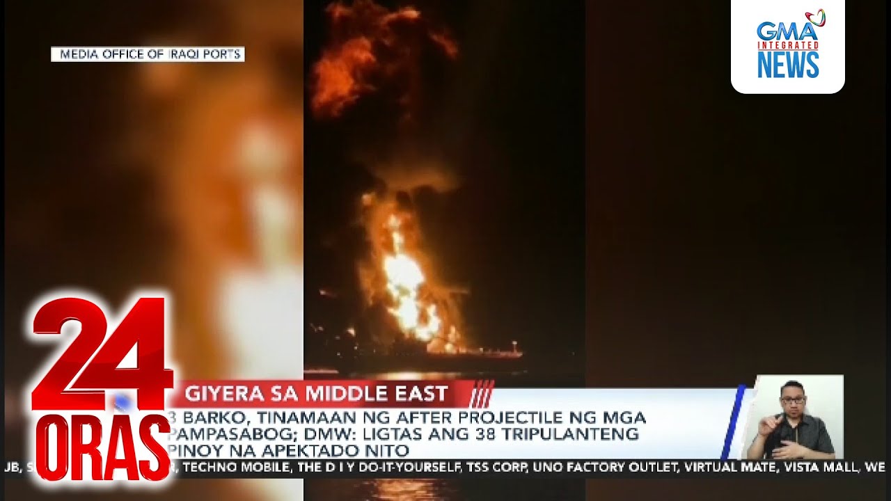 3 barko, tinamaan ng after projectile ng mga pampasabog; DMW - Ligtas ang 38... | 24 Oras