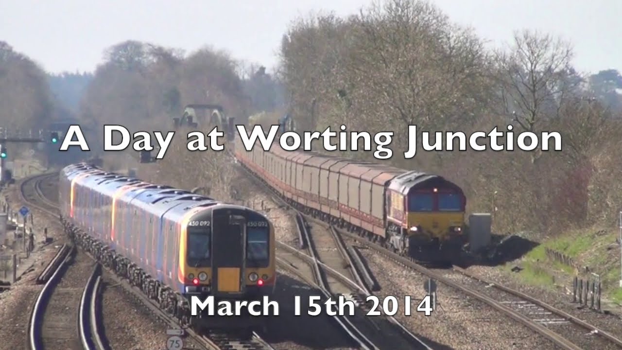 A day at Worting Junction - March 2014