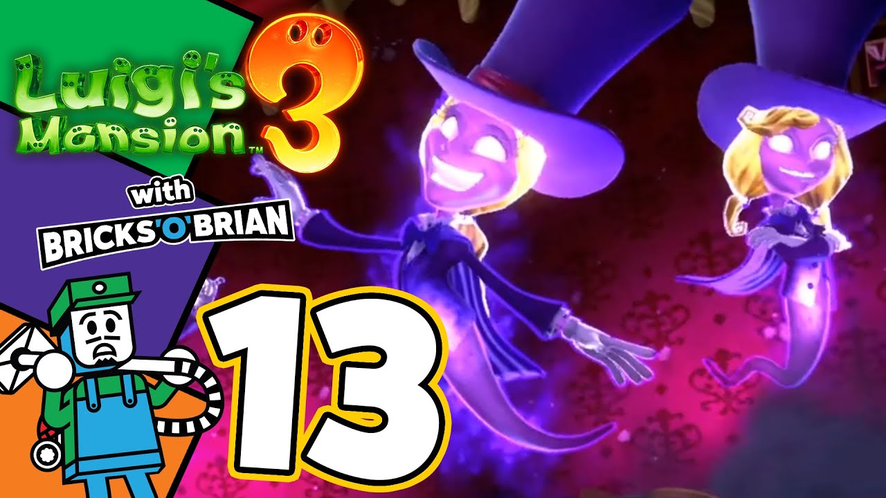 Terrifying Triplet Magicians! - Luigi's Mansion 3 with Bricks 'O' Brian