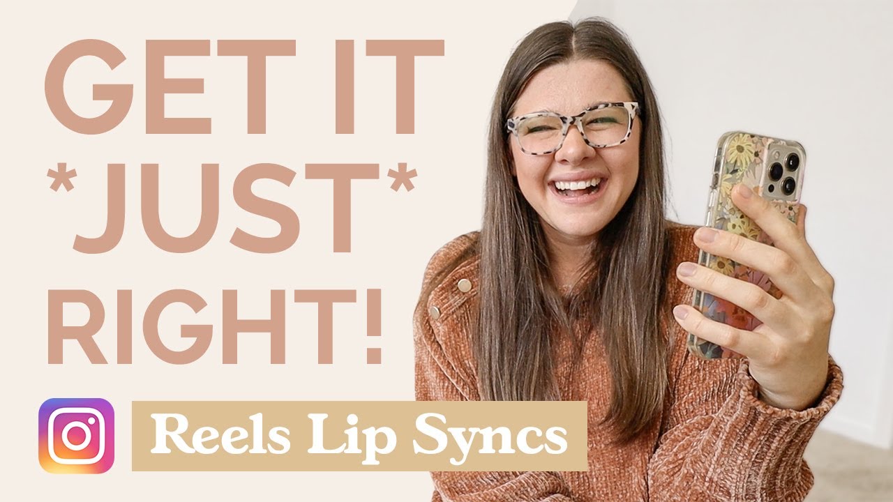 4 Tips for Creating *perfect* Lip Sync Reels on Instagram