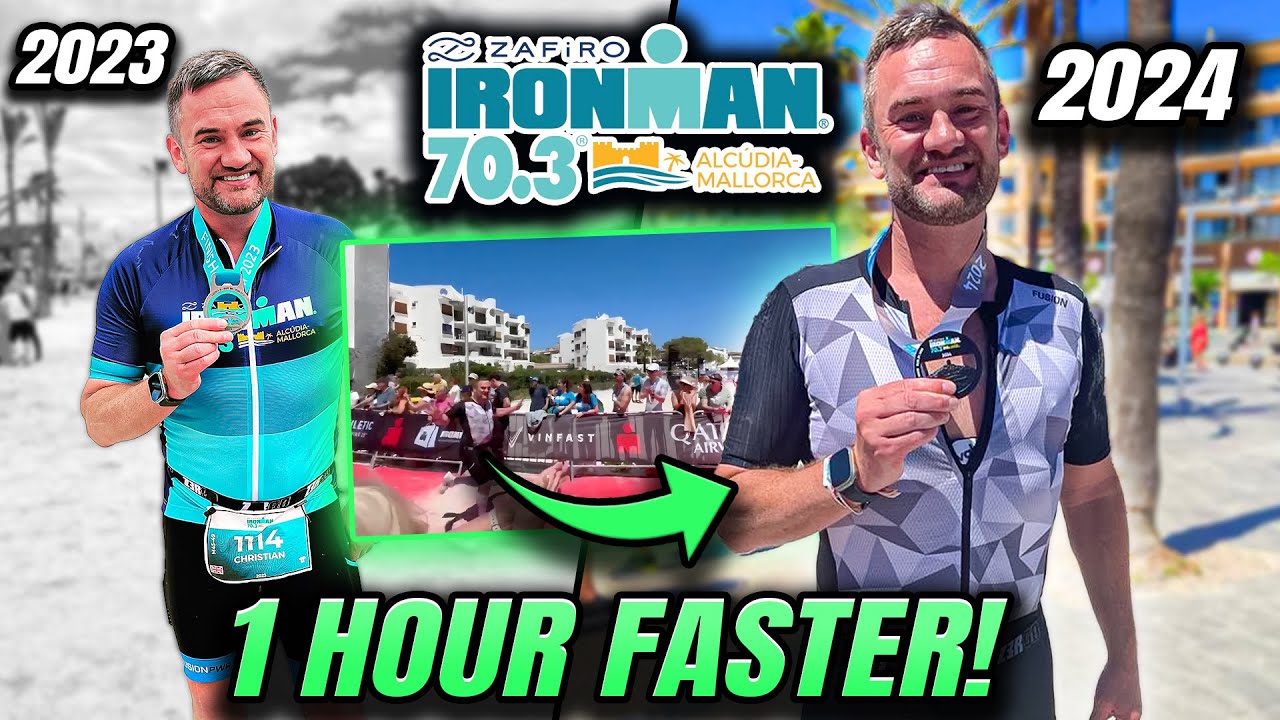 Ironman 70.3 Mallorca 2024 - 1 hour faster than 2023!