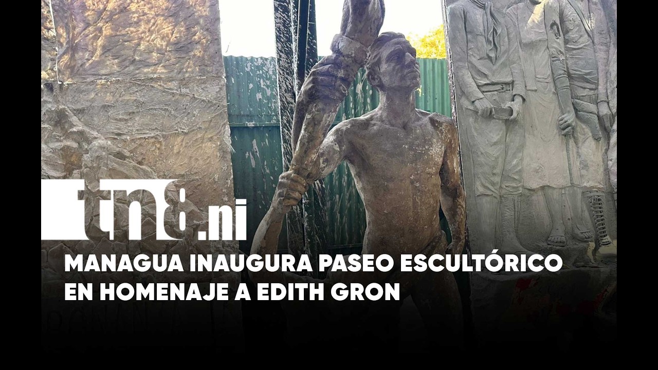 El legado de Edith Gron revive en un nuevo paseo escult&oacute;rico de Managua