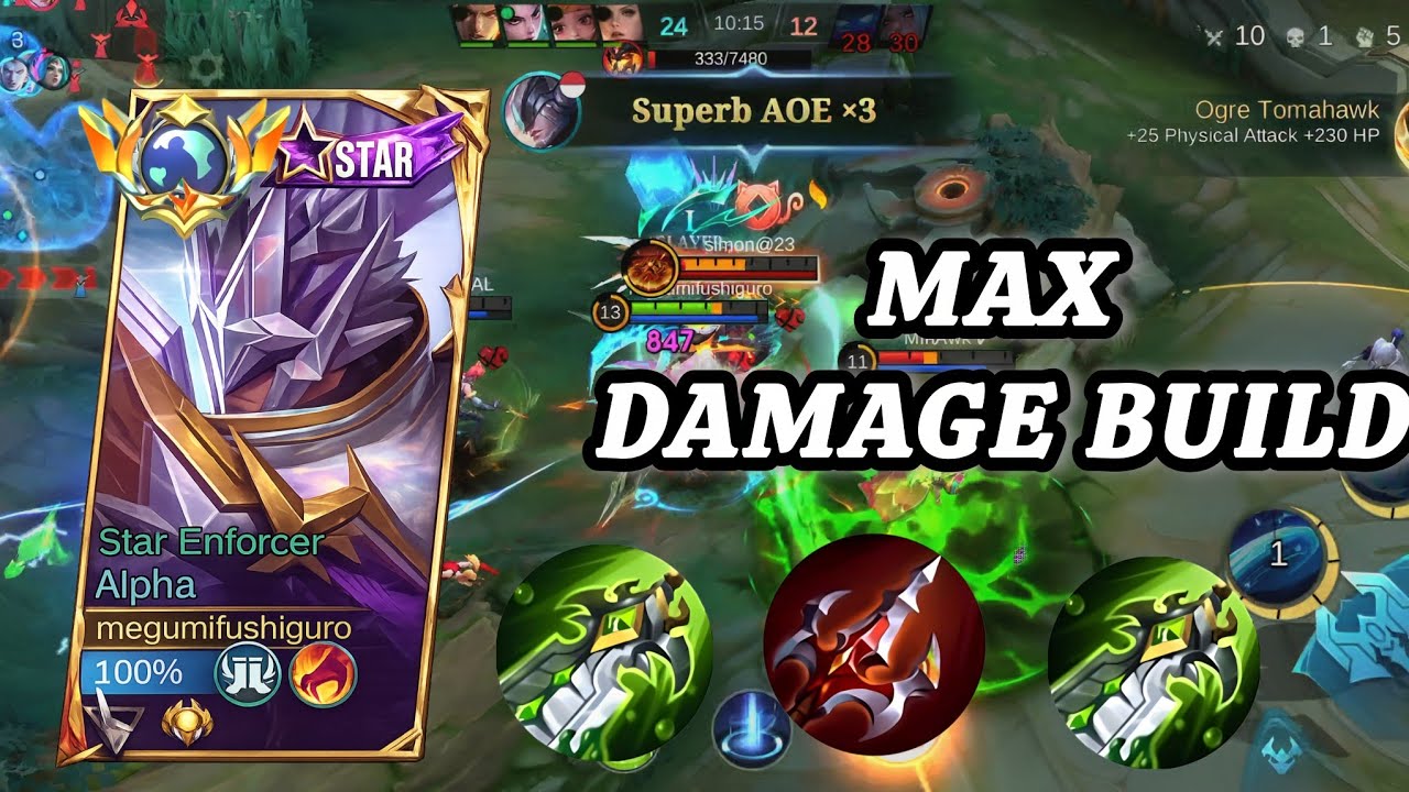 ALPHA JUNGLE CARRY 💀 FULL DAMAGE GAMEPLAY