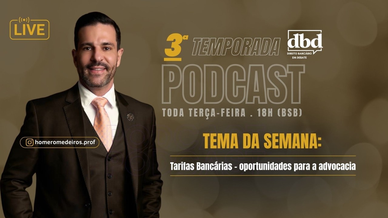 📢 Direito Bancário em Debate: TARIFAS BANCÁRIAS - oportunidades para a advocacia