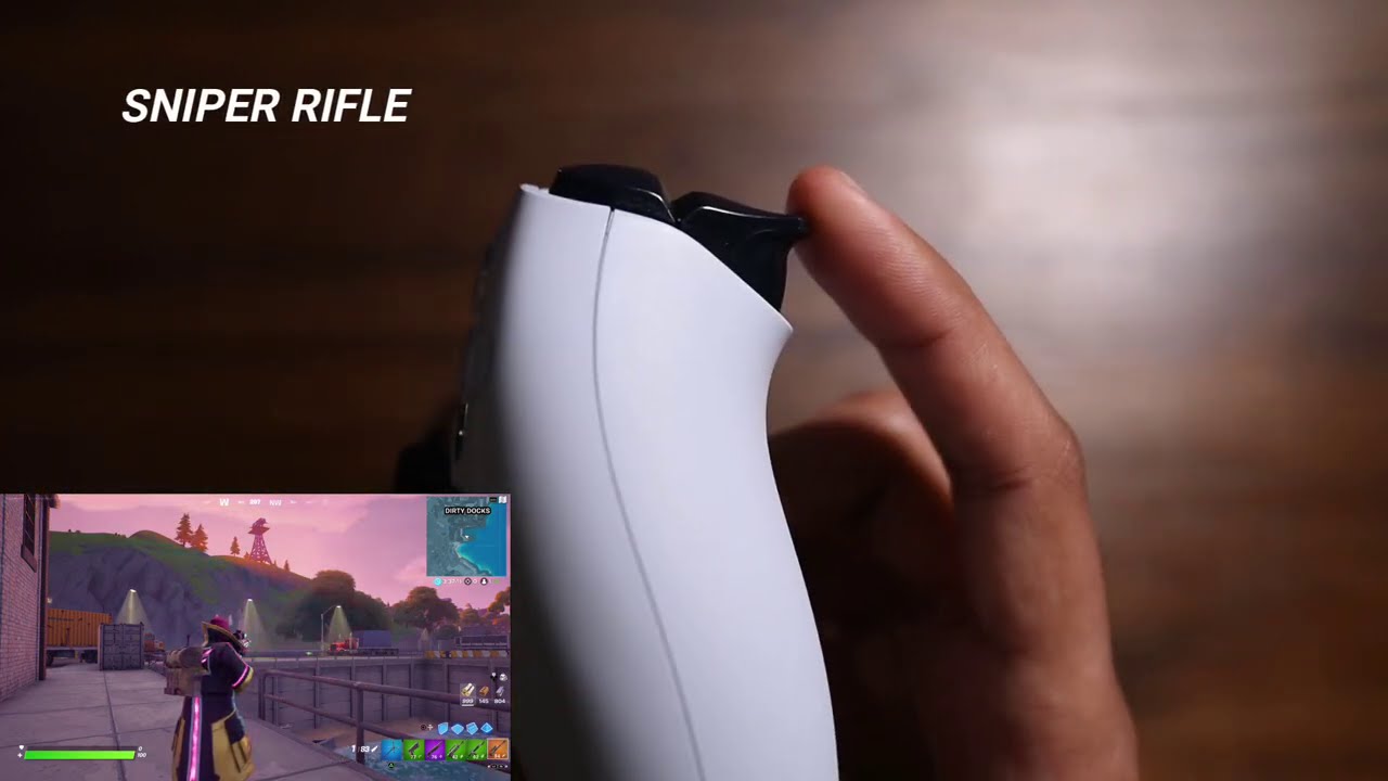 ADAPTIVE TRIGGERS on FORTNITE | PS5 DualSense