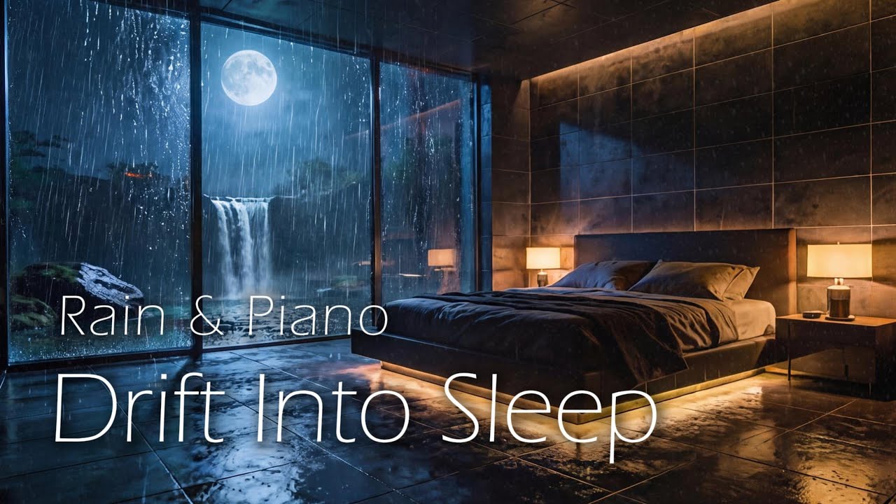 Sleep in Minutes • Gentle Rain Sounds & Piano
