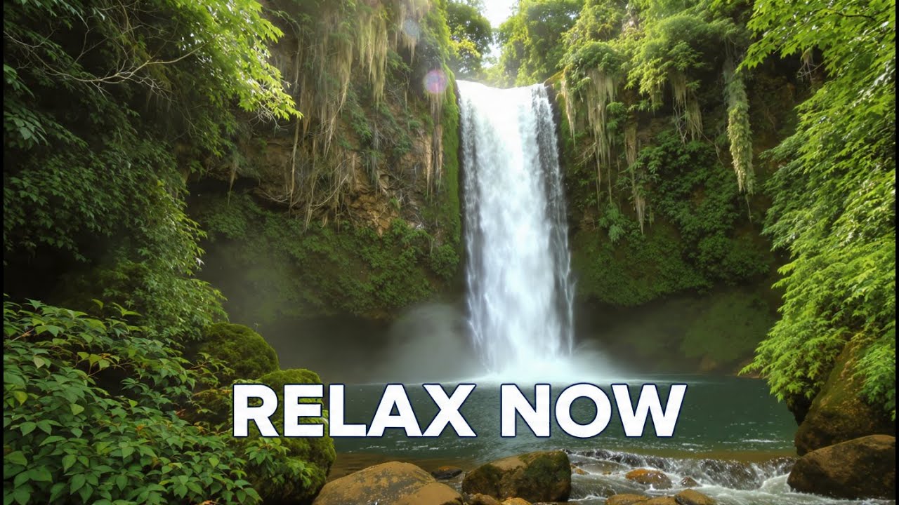 LIVE 🌿 Healing Water Sounds & Relaxing Piano Music for Peace