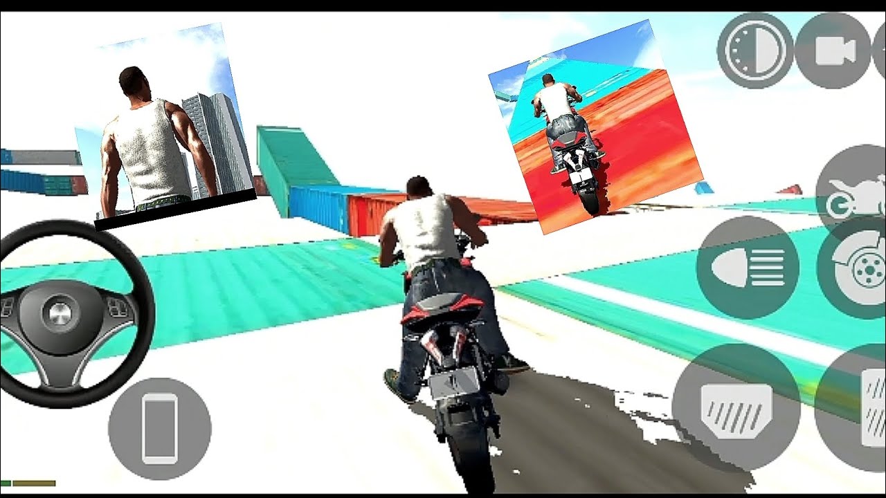Indian bike driving