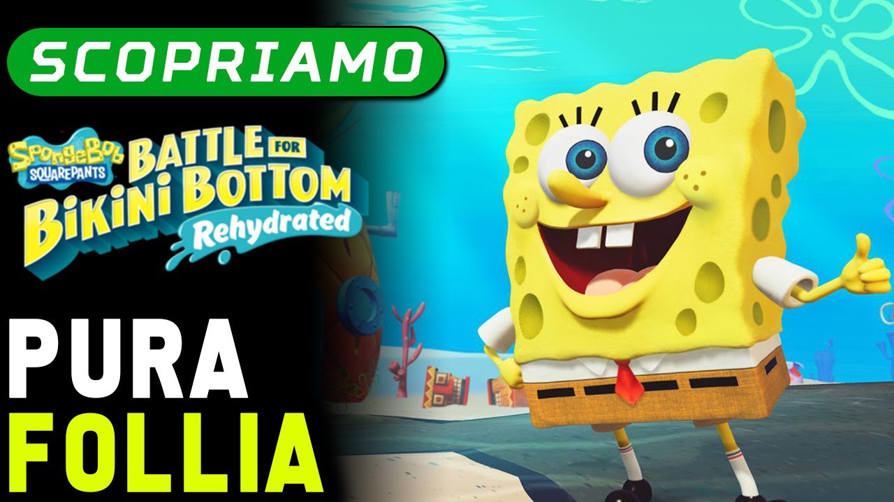 PURA FOLLIA ► SPONGEBOB BATTLE FOR BIKINI BOTTOM REHYDRATED Gameplay ITA