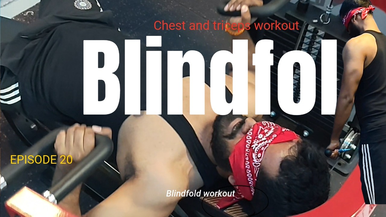 Muscle Mind Connection is Real! (Blindfold Workout)#viral #trending#blindfold