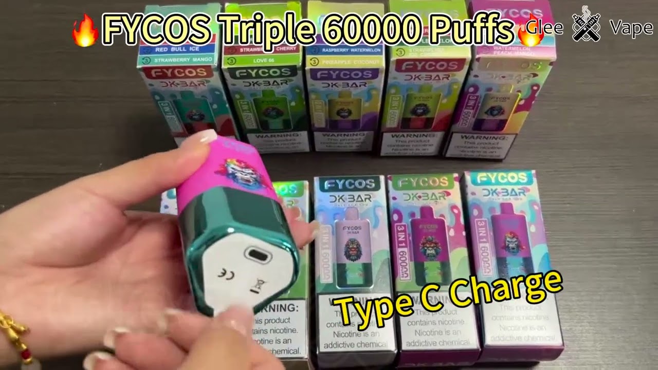 FOLI 60K Puffs Dual Flavor  Disposable Vapes gleevape#vapedisposable #vapeshow