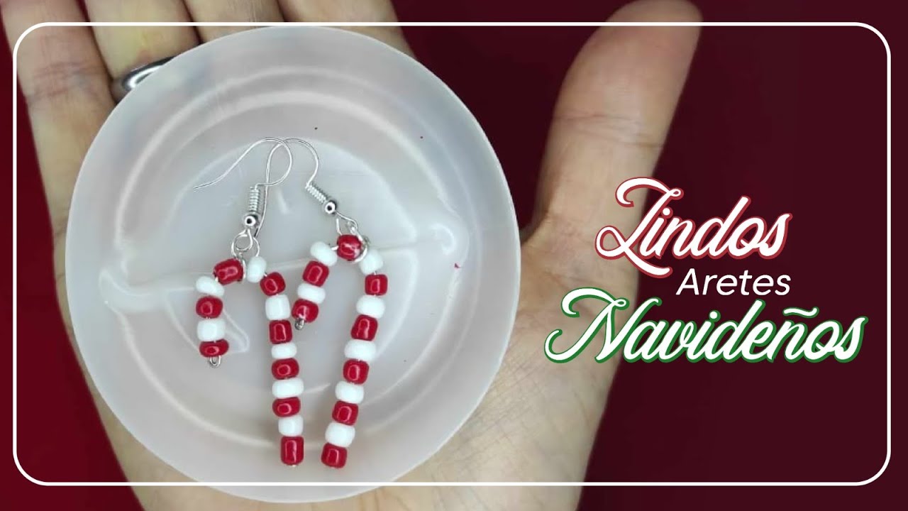 COMO HACER ARETES NAVIDEÑOS 2023 | CHRISTMAS EARRINGS | JÓIAS DE NATAL