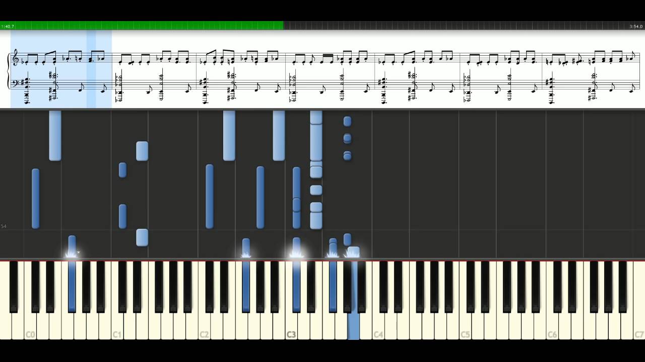 Lady GaGa - Just dance Piano Tutorial] Synthesia