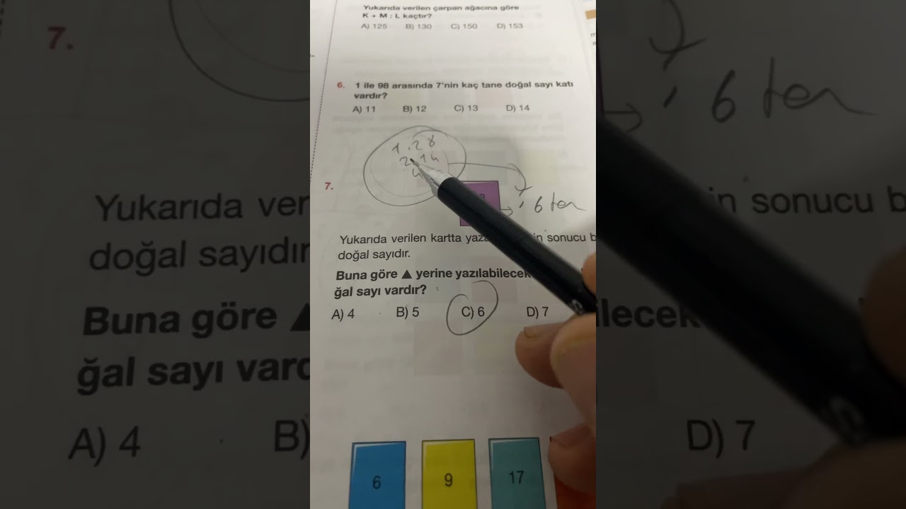 Ortak bölen 6. Sınıf