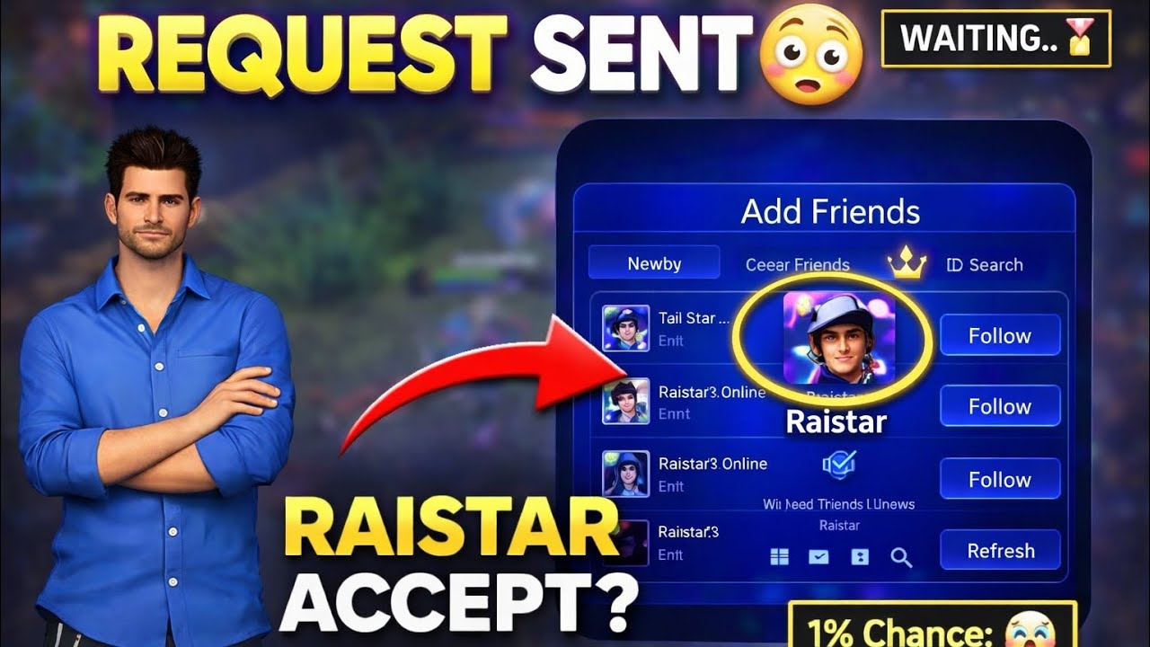 Will Raistar Accept My Friend Request?  Must Watch !