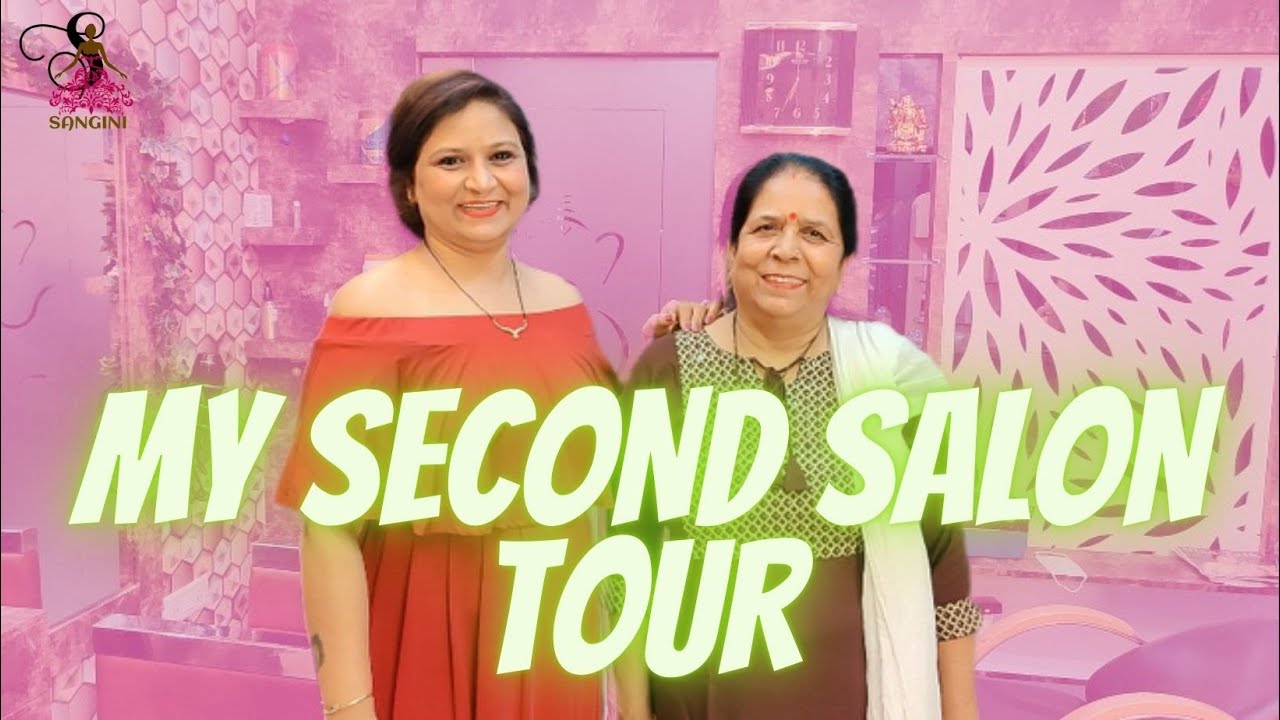 Complete tour of my Salon Ft. my mummy | Designed by Me | Interior Design |  Best Lucknow Salon Tour