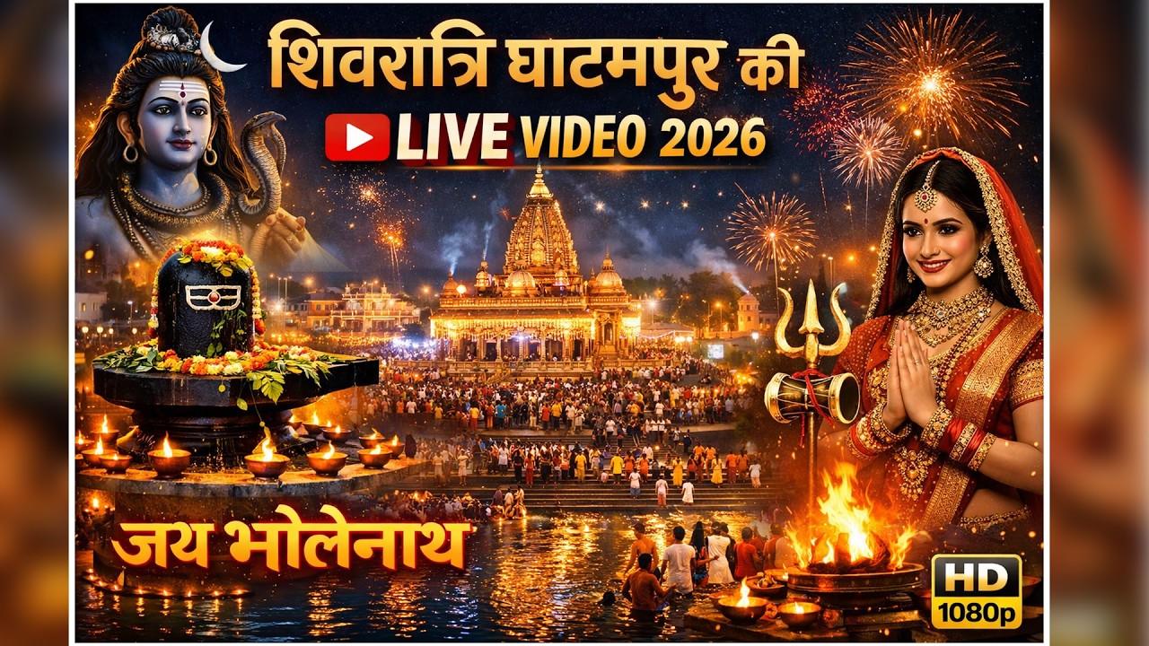 Gtm Shiv Barat Ghatampur 2026 | Bhole Baba Ki Shahi Baraat | Kanpur Nagar Maha Shivratri