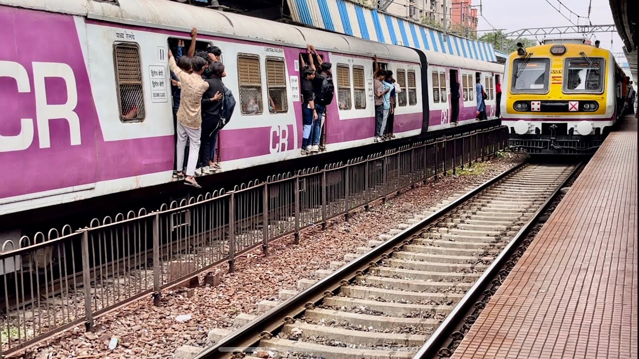 Tilak Nagar Railways Station Mumbai ll Mumbai Local Train Arrival and Departure from Tilak Nagar