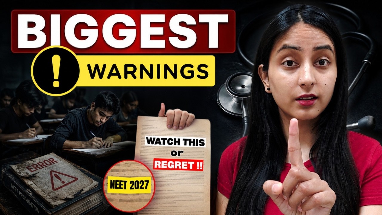 Your NEET 2027 is at RISK⚠️ | Biggest Warning🚨 #neet #neet2027 #update #mbbs #yt