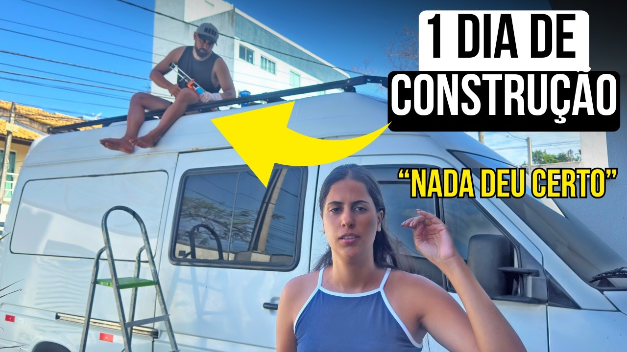 VOCÊ DARIA CONTA? Como é a ROTINA de um CASAL construindo um MOTORHOME!