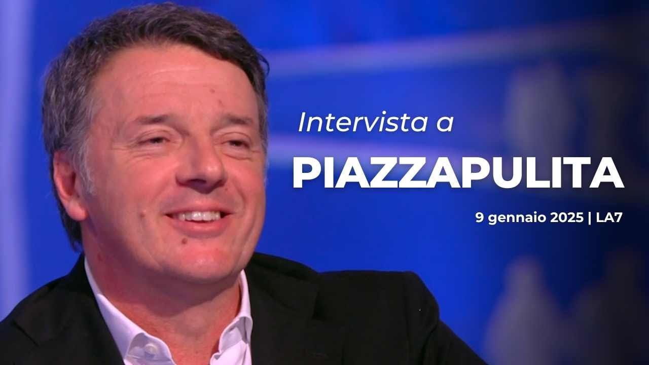 Matteo Renzi ospite a Piazzapulita | 9/01/2025