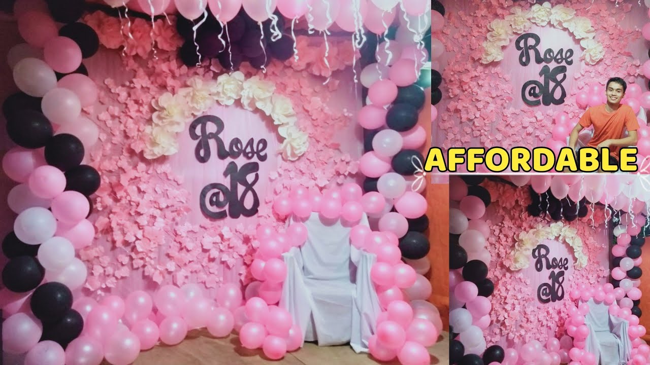 Birthday Decoration Ideas at Home  | Debut Decoration Ideas | Birthday Design