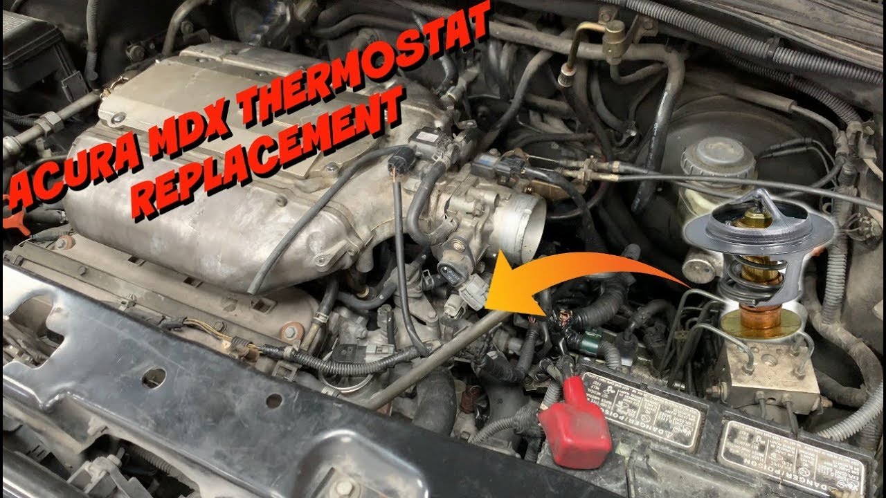 Как заменить термостат на Acura MDX 2001-2006 годов
