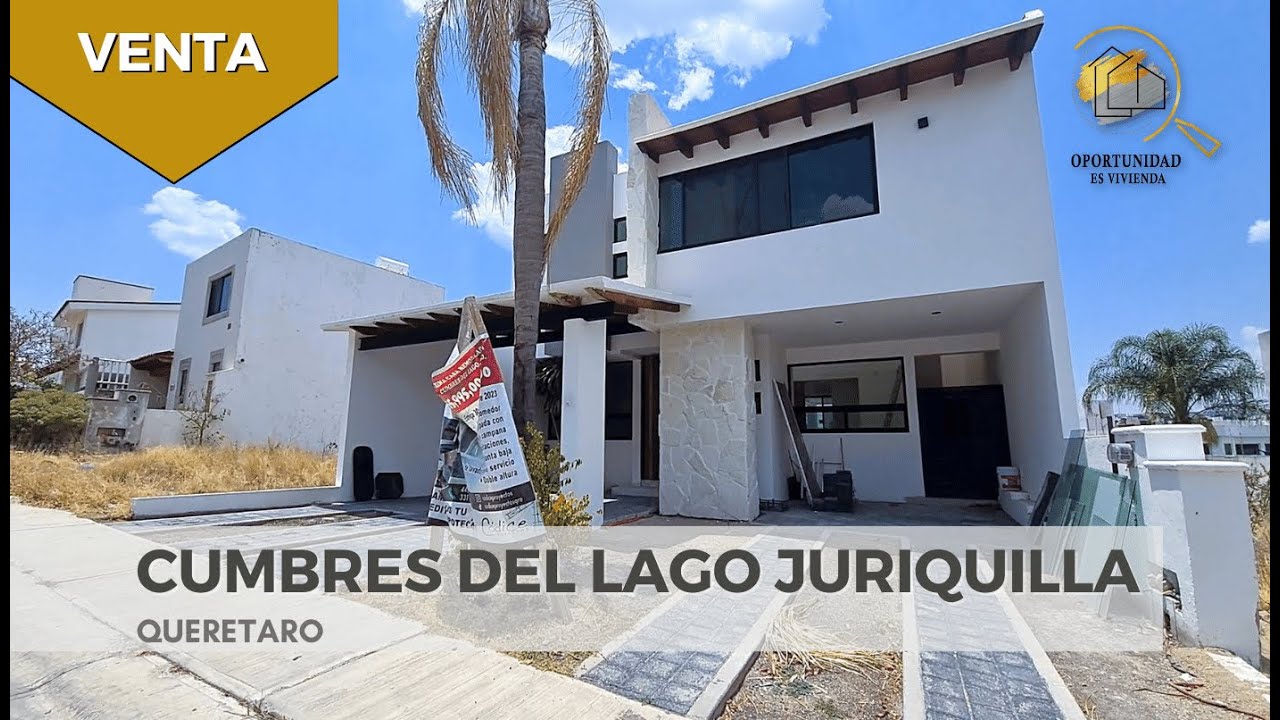 CUMBRES DEL LAGO JURIQUILLA QUERETARO | $5,995,000 | Jardín | Doble altura | INFO ⬇️