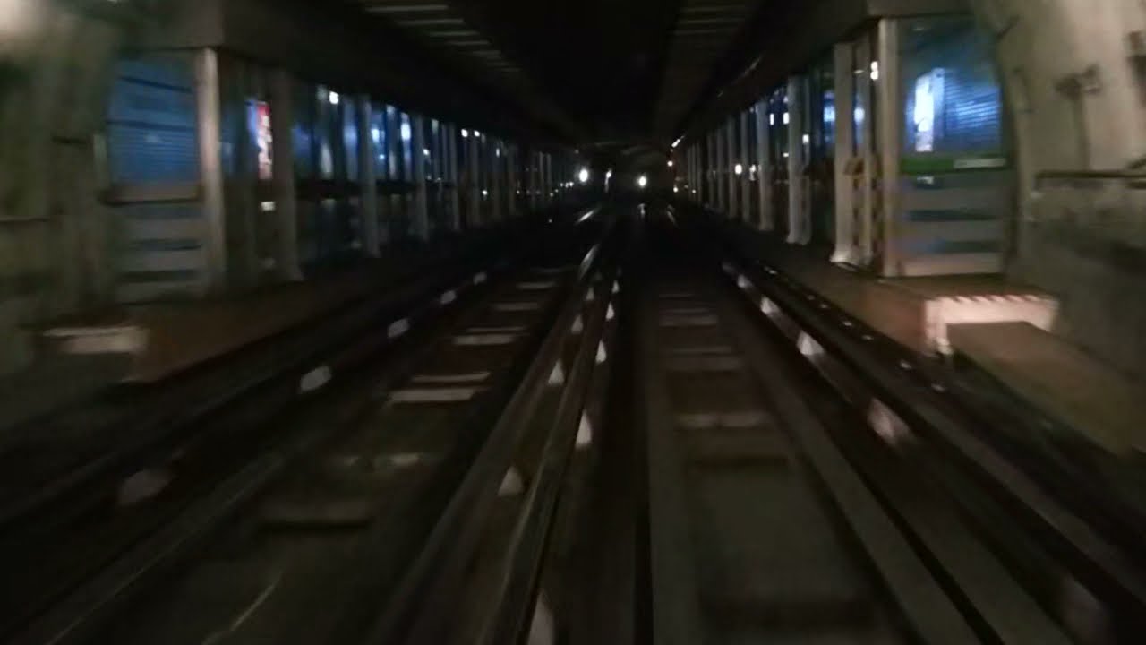 Métro Toulouse - Après la fermeture avec une rame en IOP