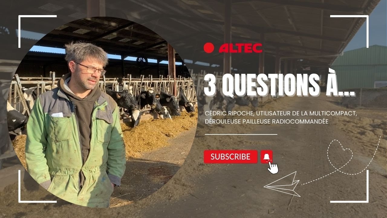 Multicompact : 3 questions sur la dérouleuse pailleuse radiocommandée ALTEC