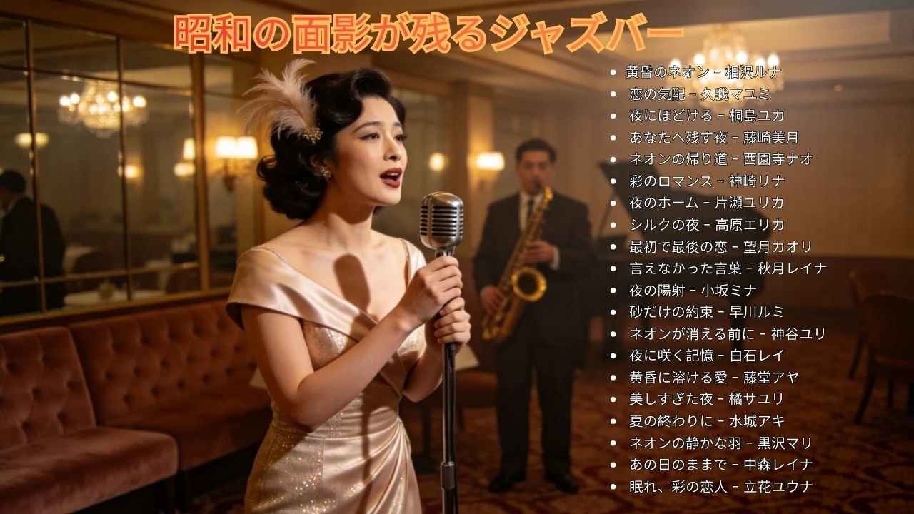 あの頃の昭和ジャズ｜大人の時間に流れる懐かしい夜のBGM