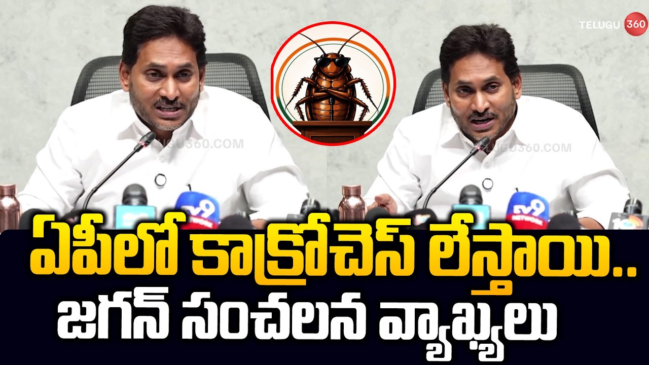 YS Jagan About Cockroach | ఏపీలో మేము కూడా కాక్&zwnj;రోచ్&zwnj;లమే | YS Jagan | AP Politics