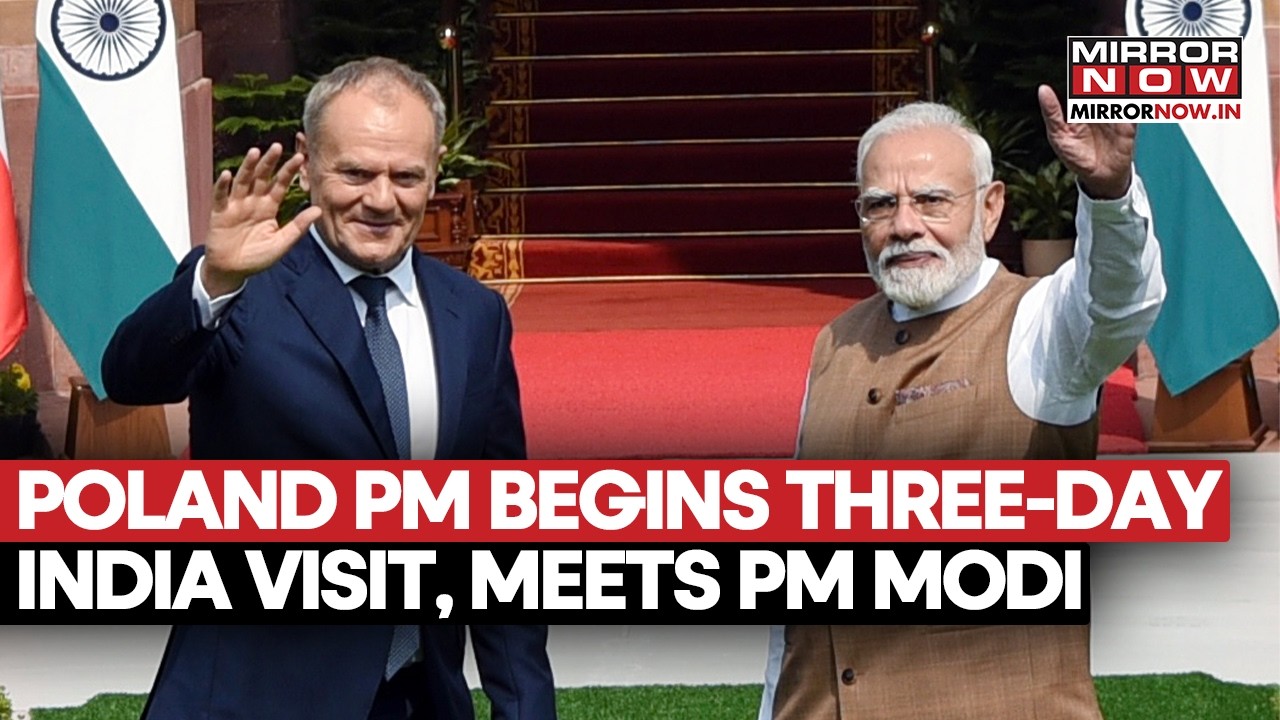 Donald Tusk India Visit: PM Modi Holds Bilateral Talks With Polish Prime Minister | WATCH