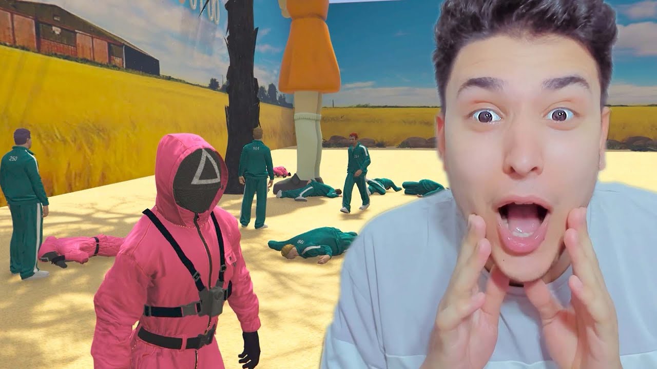 تحولت الى حارس فى لعبة الحبار 😂