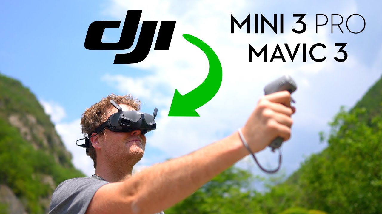Полет на DJI Mini 3 Pro и Mavic 3 с очками DJI FPV Goggles 2