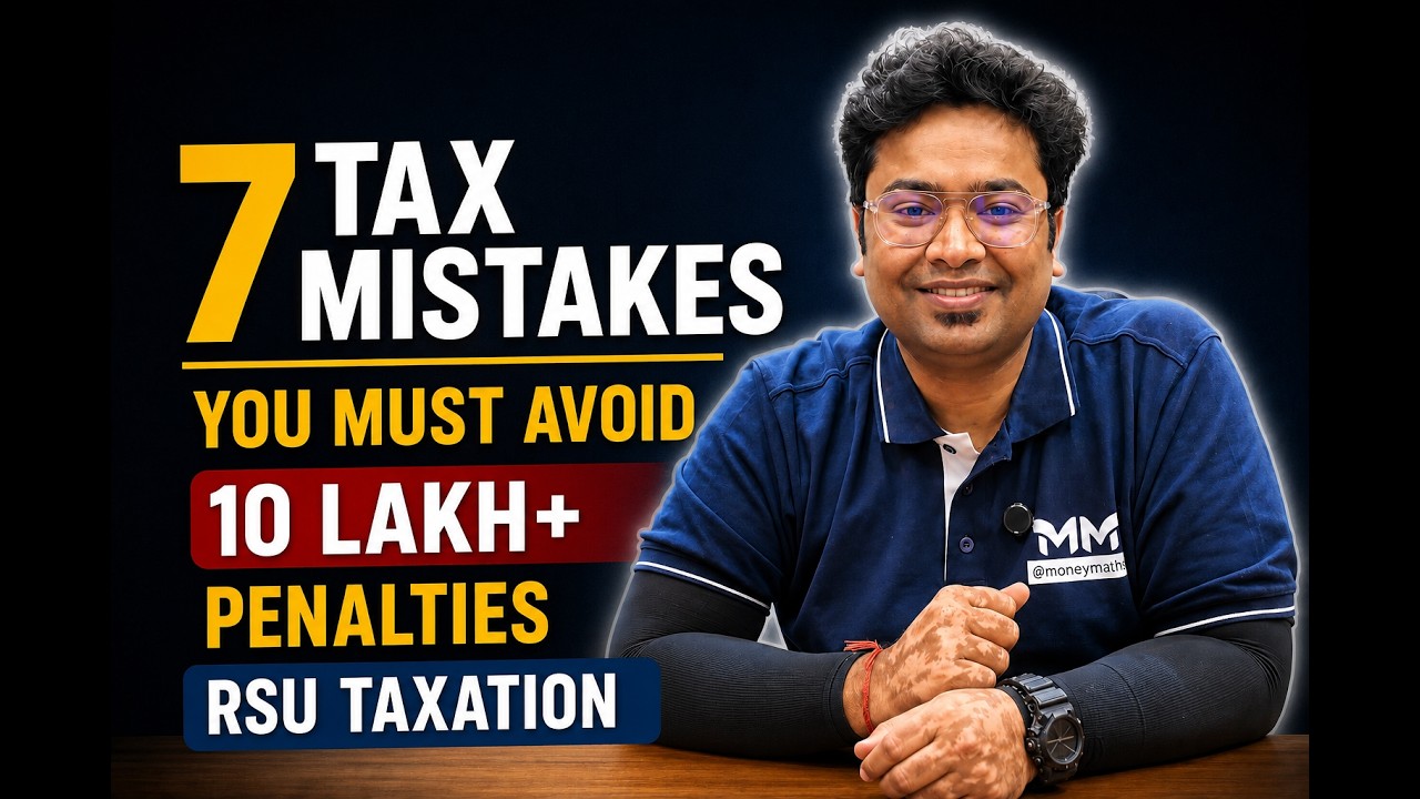 👉 7 RSU & US Stock Tax Mistakes | ITR Filing, Foreign Assets & Compliance (India)