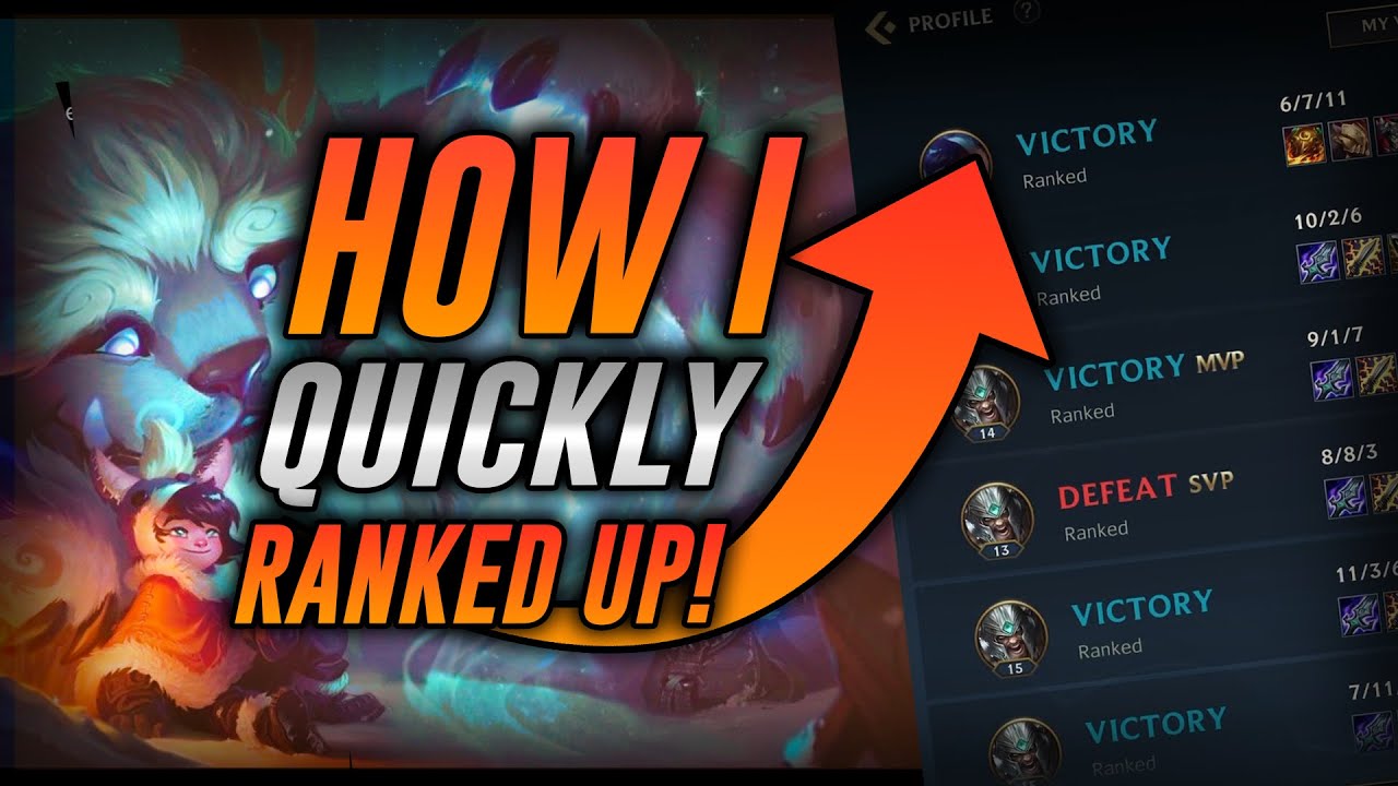 WILD RIFT | HOW I QUICKLY RANKED UP! | Nunu and Willump Gameplay