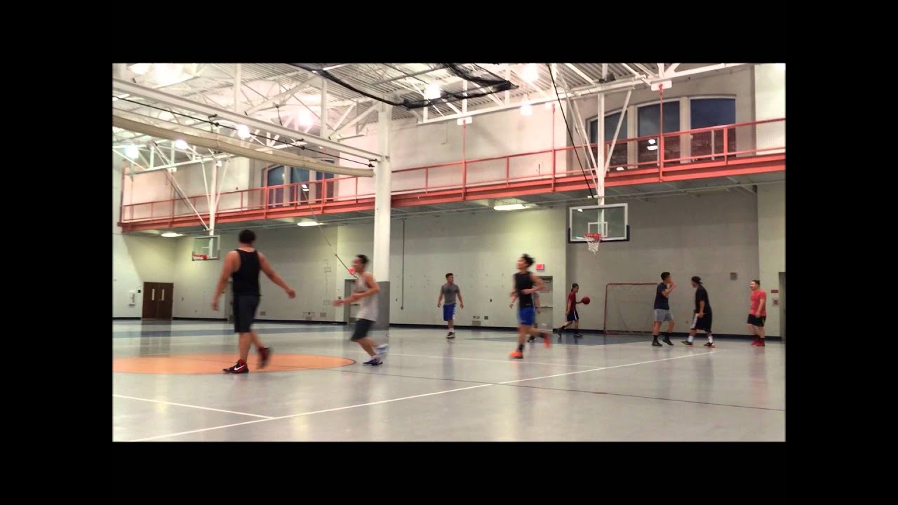 Bballin with some of the guys at Wheaton College!