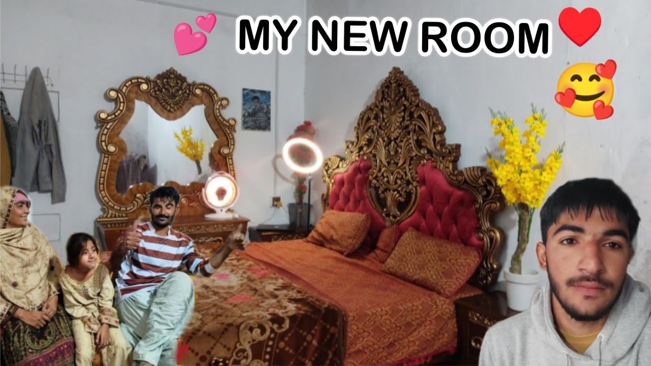 My new room Pakistani boy room in village 🥰♥️ life Pakistani village family Hassan family vlogs
