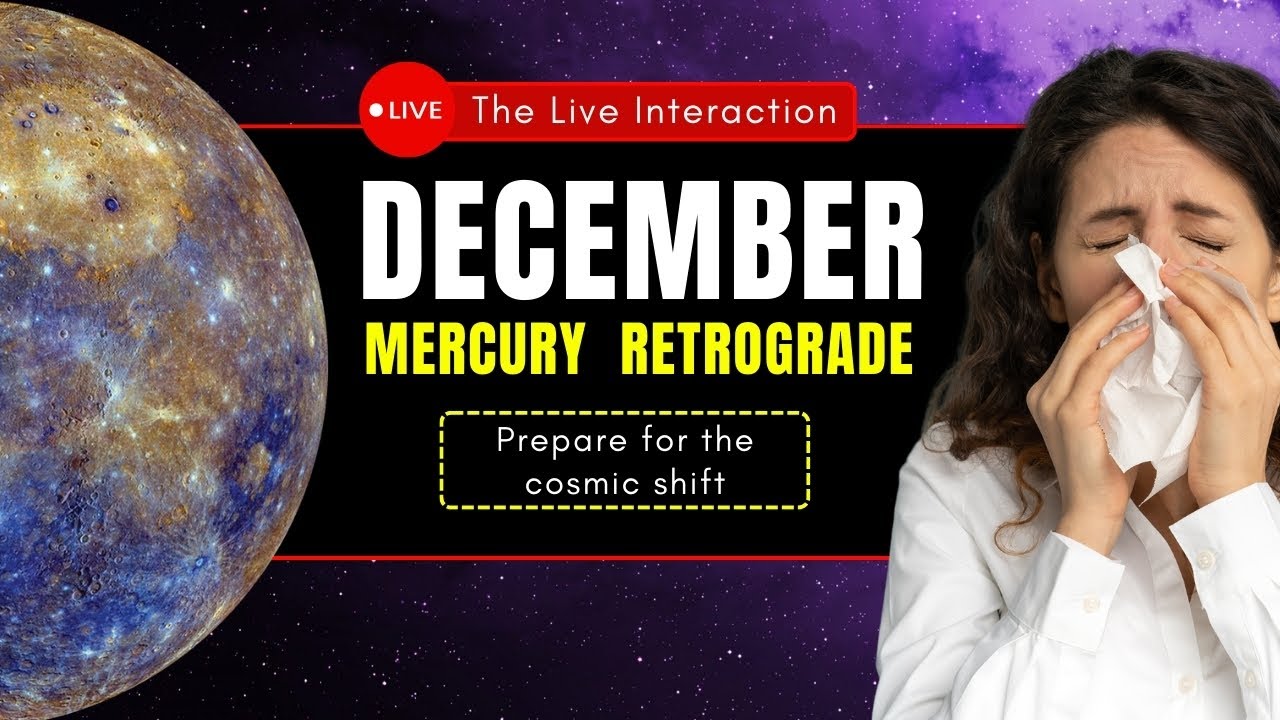 2024 December Mercury Retrograde | Mercury Retrograde Tips | Aries to Pisces Mercury Retrograde
