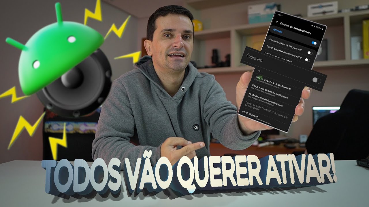 AI SIM! Opção ESCONDIDA deixa o ÁUDIO com QUALIDADE MÁXIMA no ANDROID! Aprenda a ATIVAR!!